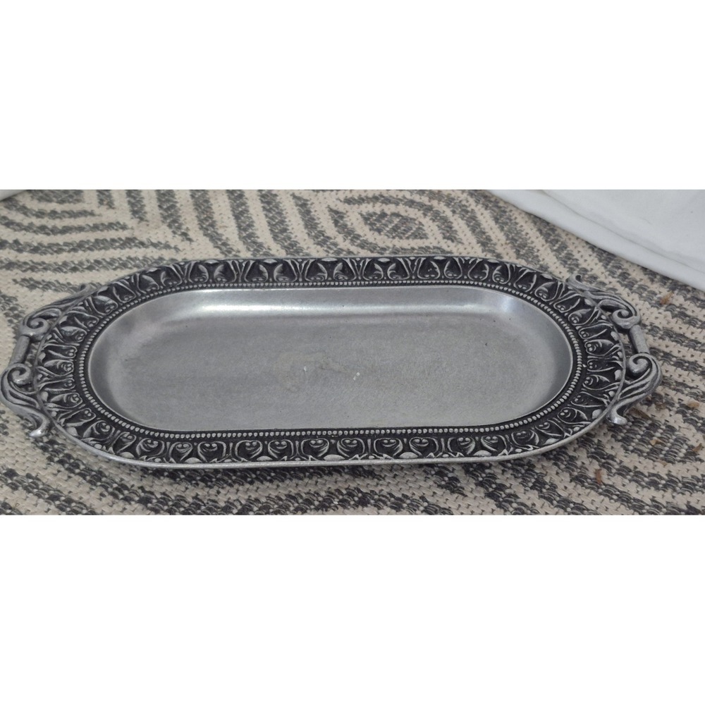 Vintage Cysco Staley's Oval Metal Tray USA  Rustic Decor